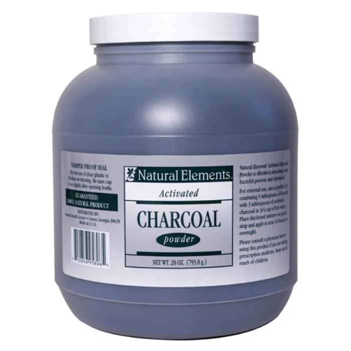 Natural Elements Activated Charcoal Powder, 24 oz. Bulk Charcoal Powder